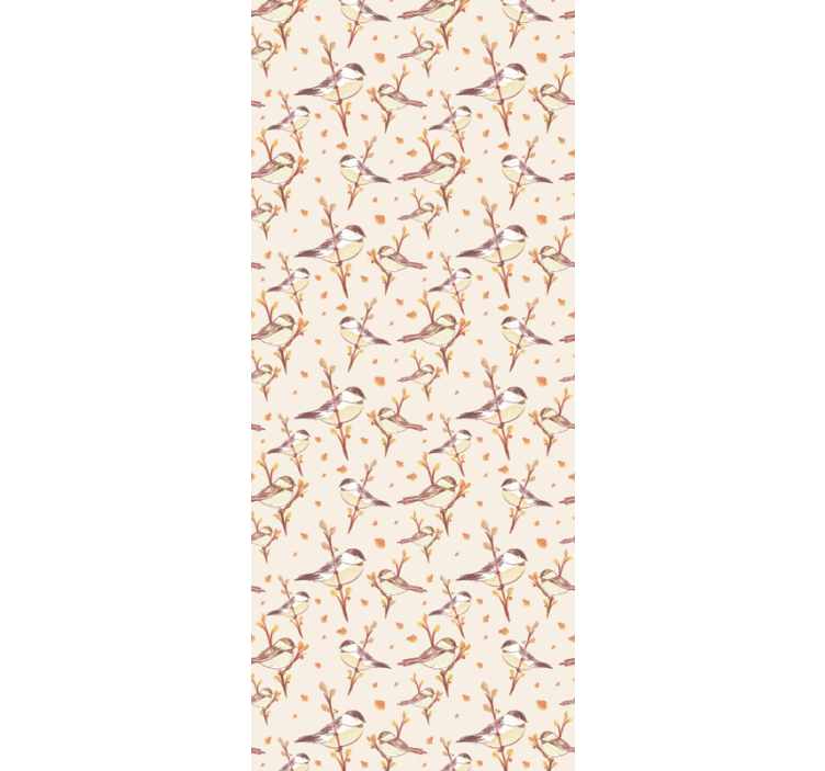 꽃이 있는 벽지 꽃무늬 그레이스 모티브 - TenStickers