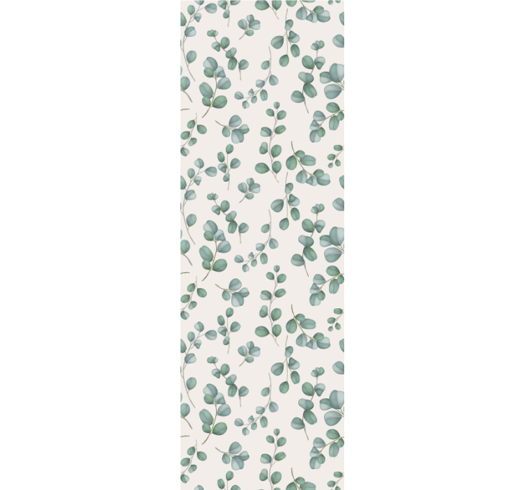 나뭇잎이 있는 벽지 유칼립투스 잎 - TenStickers