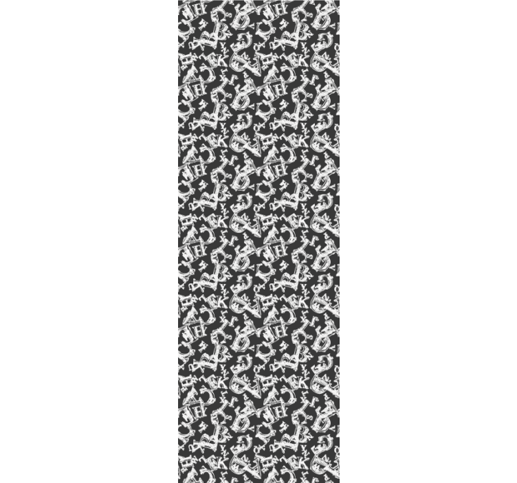 장식용 벽지 화려한 앵커 반복 - TenStickers