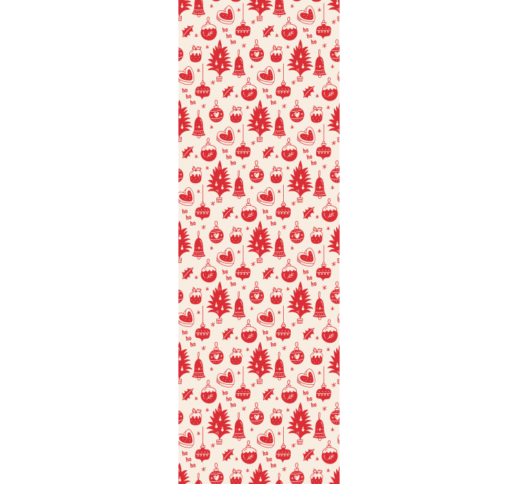 크리스마스 벽지 축제 시즌 패턴 - TenStickers