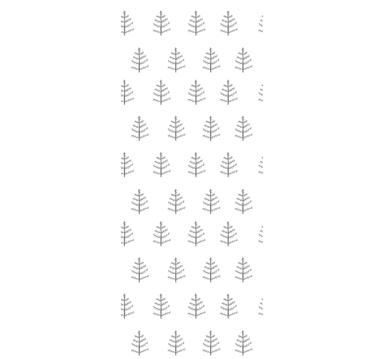 나뭇잎이 있는 벽지 단순한 식물 - TenStickers