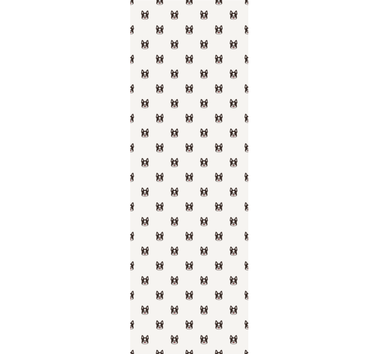 개가있는 벽지 고양이 모티프 - TenStickers