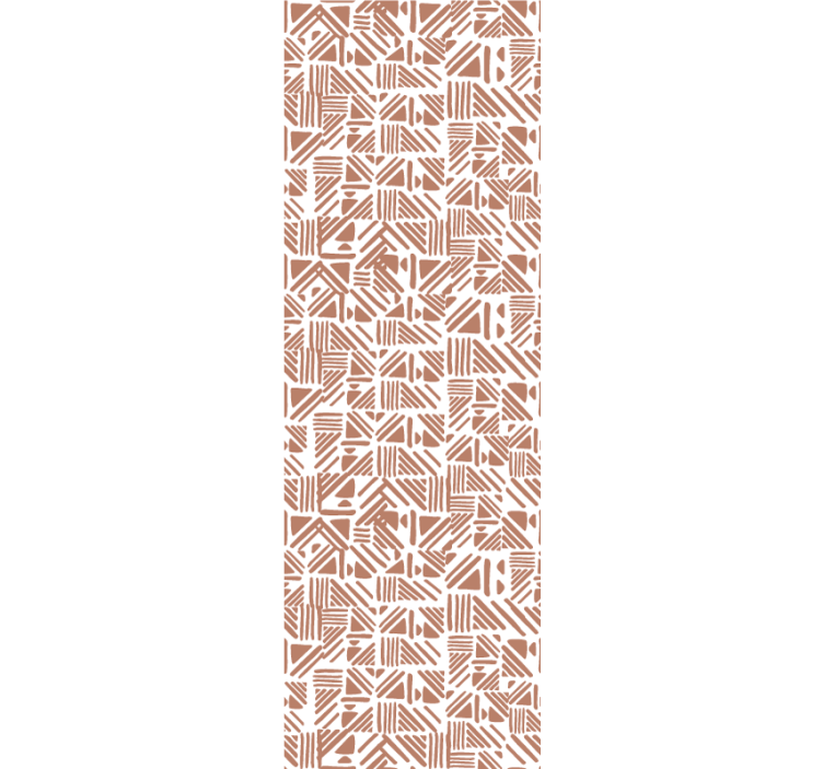 기하학적 벽지 추상 기하학 패턴 - TenStickers