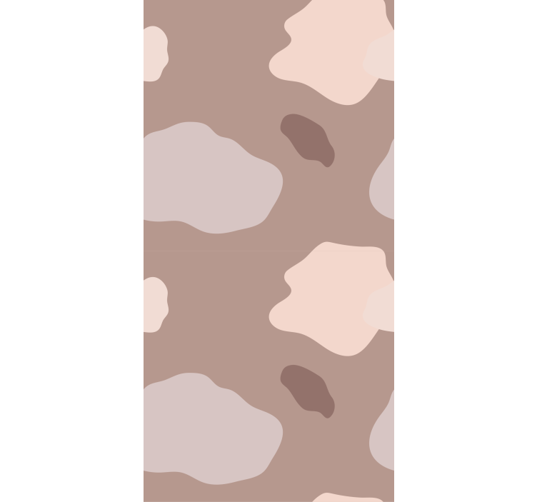 침실 벽지 추상적인 구름 모티브 - TenStickers