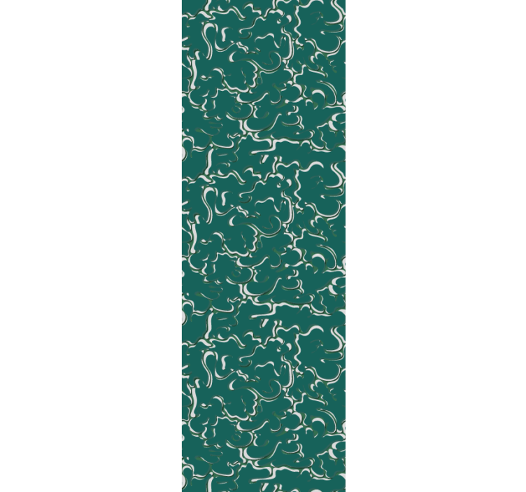 기하학적 벽지 추상 소용돌이 - TenStickers