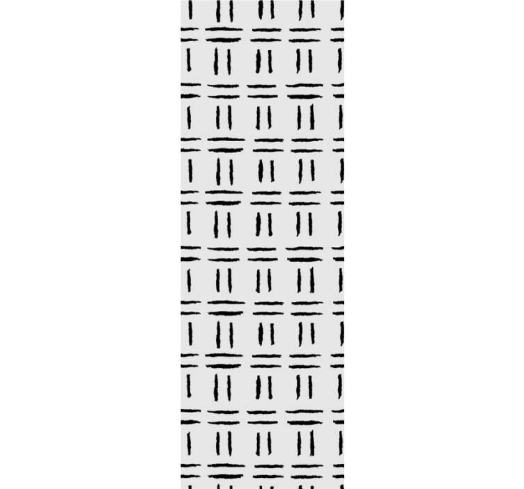 북유럽 벽지 기하학적 선 구성 - TenStickers