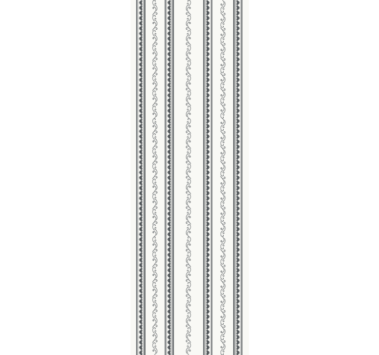 줄무늬 벽지 우아한 스트라이프 모티브 - TenStickers