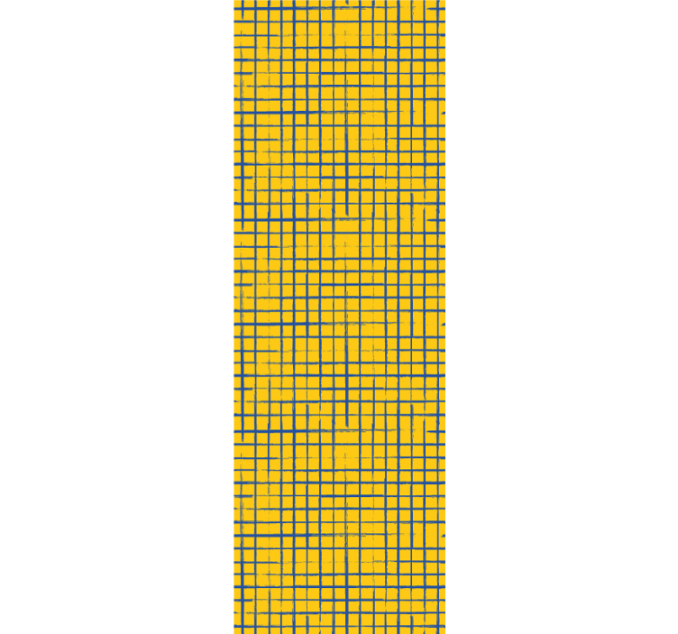 기하학적 벽지 격자 패턴 디자인 - TenStickers