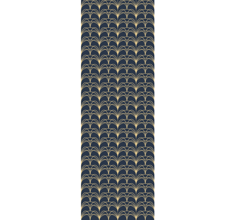 기하학적 벽지 아르데코 호 - TenStickers