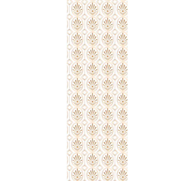 장식용 벽지 기하학적인 꽃무늬 - TenStickers