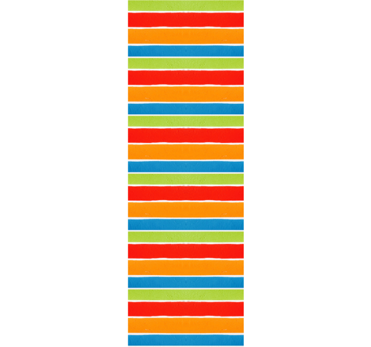 줄무늬 벽지 여러 가지 빛깔의 줄무늬 - TenStickers