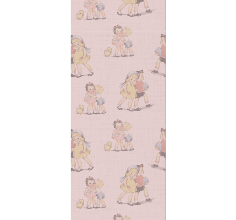 보육 벽지 매력적인 어린 시절 - TenStickers