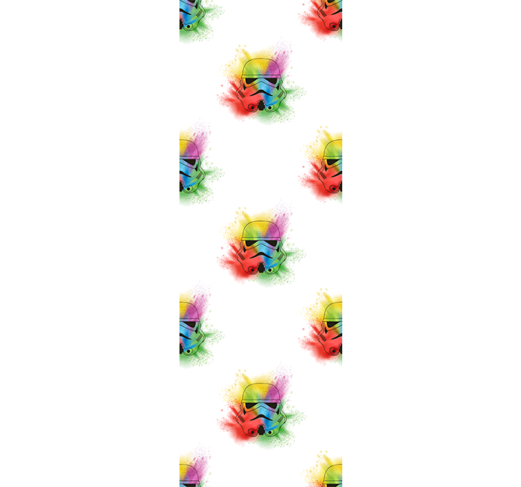 예술적 벽지 다채로운 딱정벌레 그림 - TenStickers