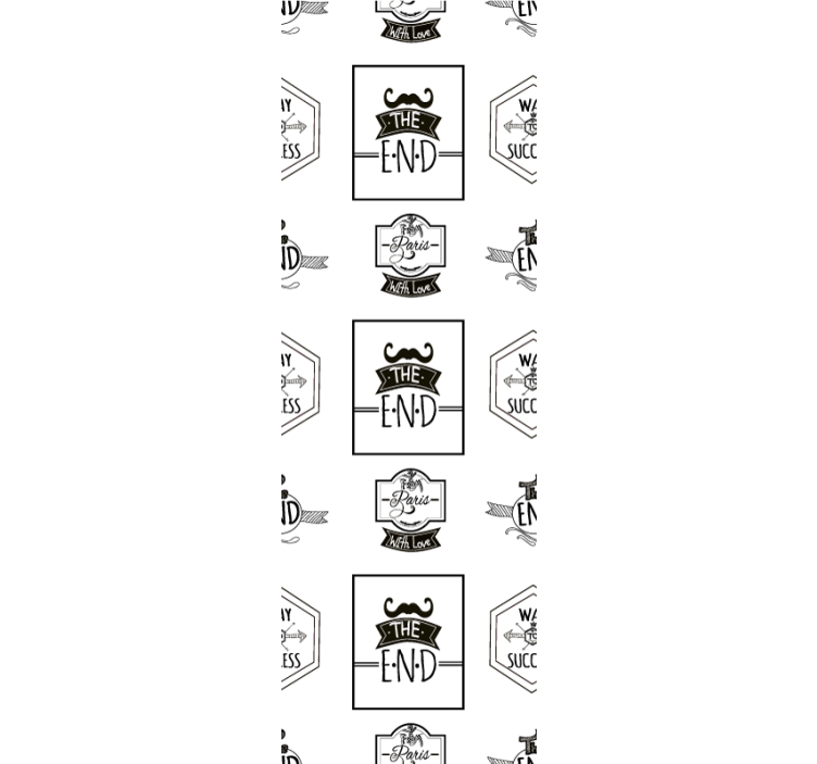 문자가 새겨진 벽지 동기 부여 문구 - TenStickers
