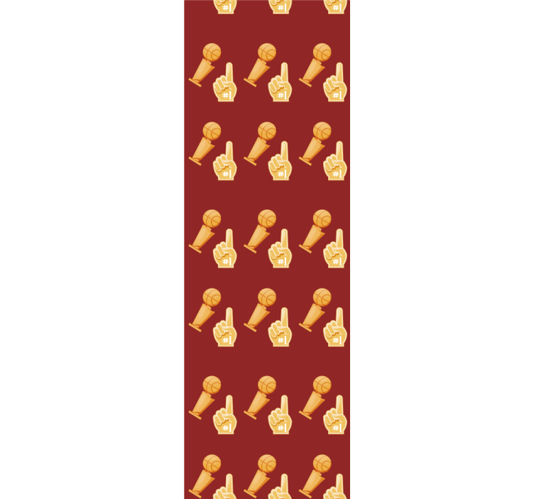 예술적 벽지 스포츠 제스처 모티브 - TenStickers