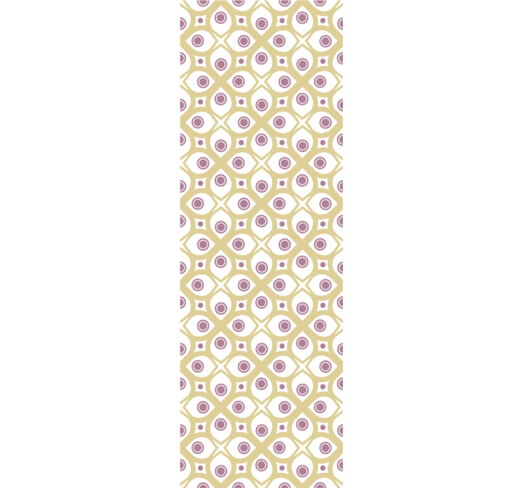 전통적인 밝은 80년대 패턴 벽지 - TenStickers