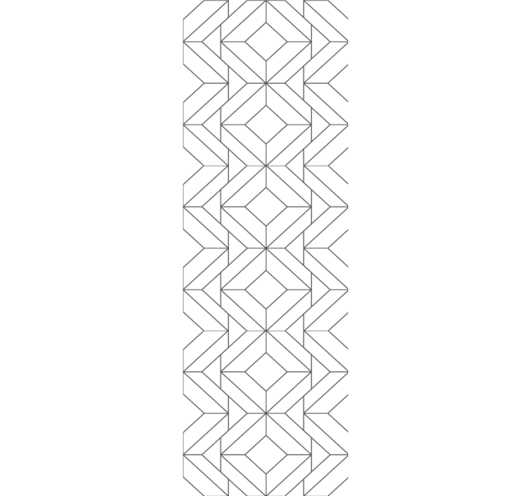 기하학적 벽지 현대 패턴 요소 - TenStickers