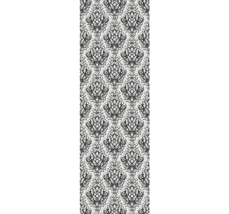 벽지 텍스처 바로코 우아한 식물 형태 - TenStickers