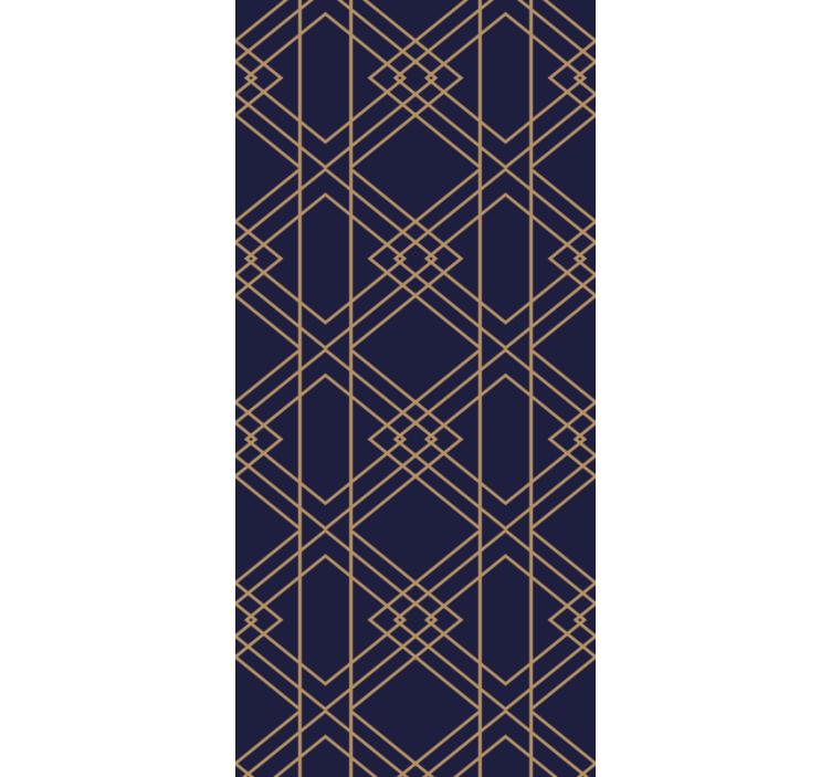 황금 인터레이스 사각형 미술 장식 배경 - TenStickers