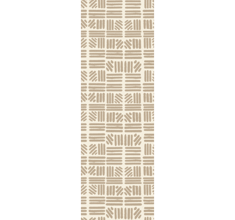 벽지 현대 기하학적 선 패턴 - TenStickers