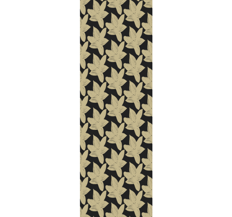 욕실 용 월페이퍼 우아한 꽃잎 디자인 - TenStickers