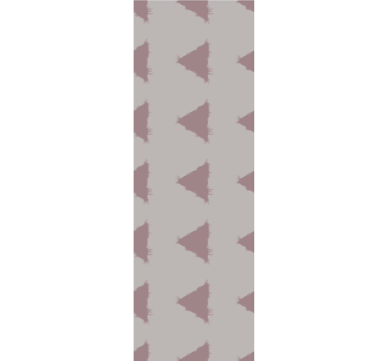 기하학적 벽지 스타일화된 삼각형 패턴 - TenStickers
