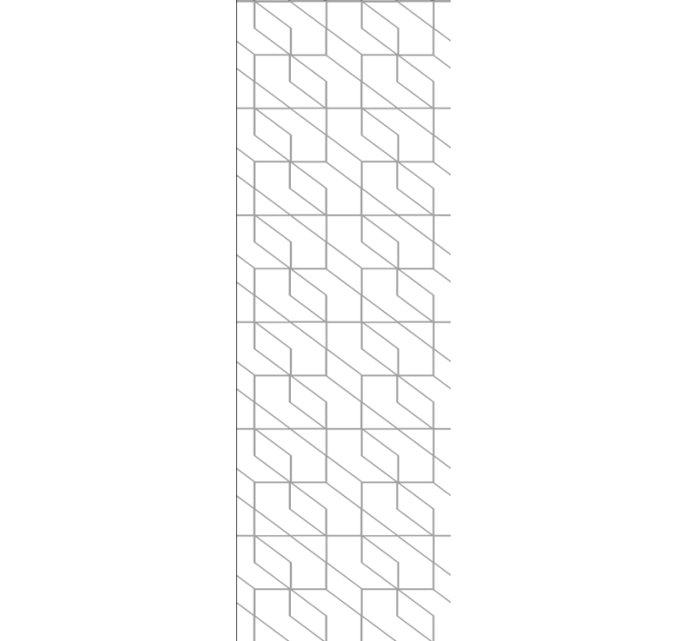 기하학적 벽지 스타일리시한 패턴 디자인 - TenStickers