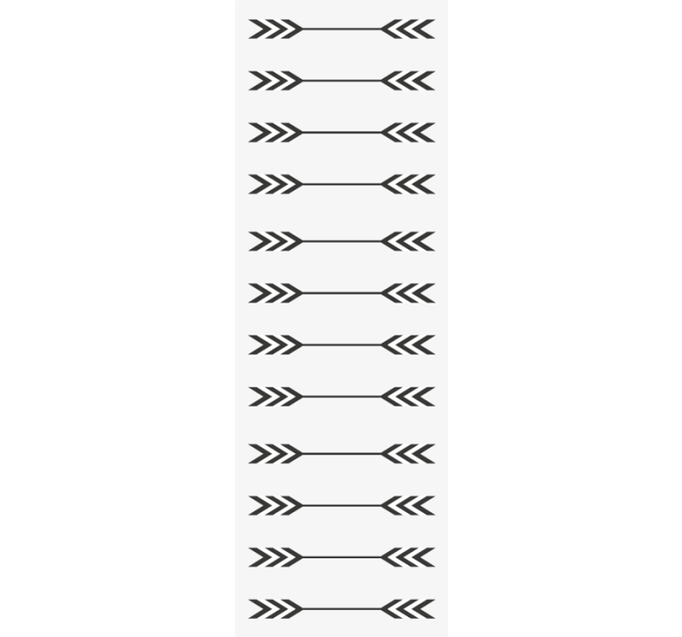 사용자 정의 벽지 미니멀한 화살표 패턴 - TenStickers