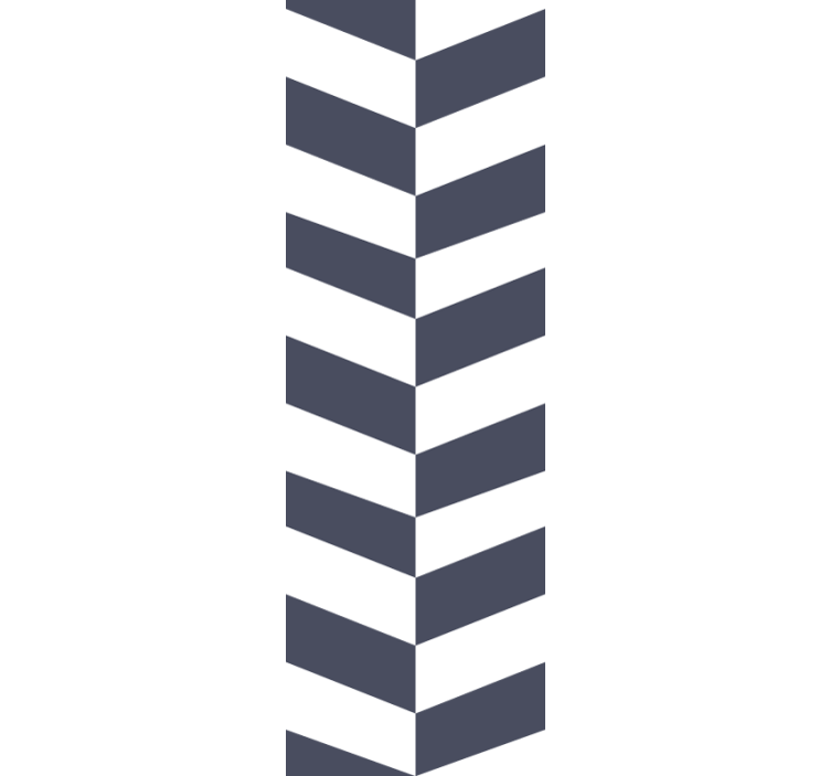 기하학적 벽지 chevron 화살표 모양 - TenStickers