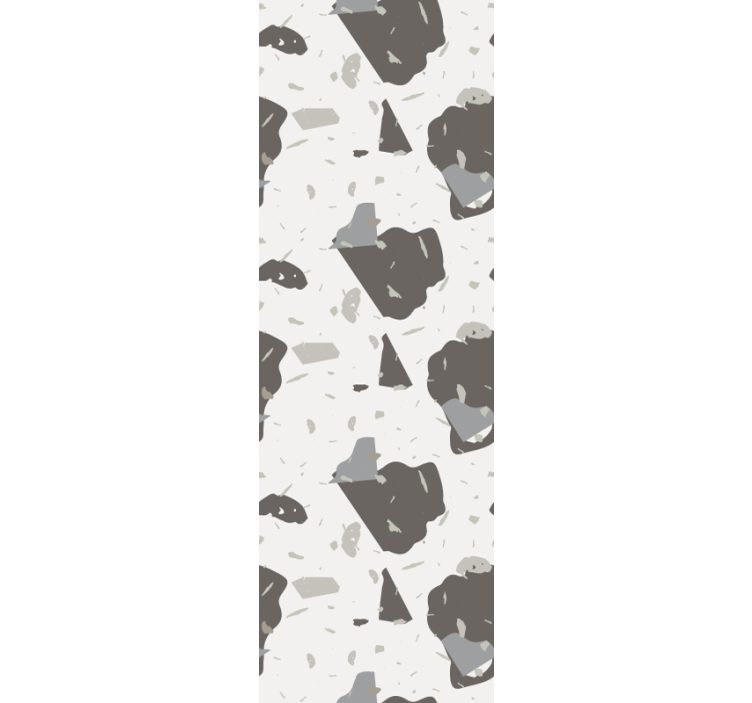 텍스처와 모티브가 있는 벽지 추상 회색 형태 - TenStickers