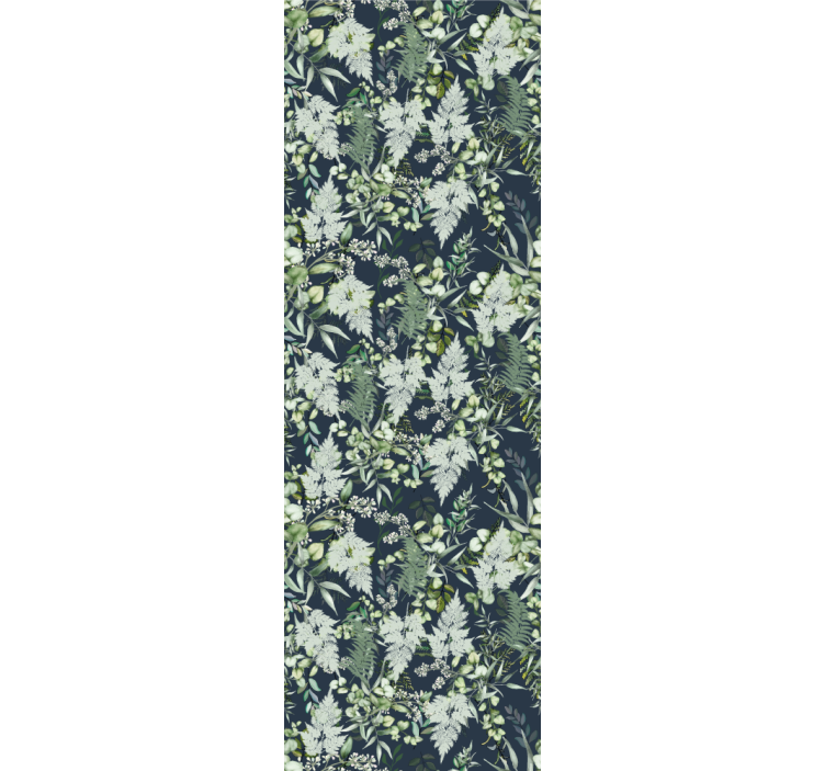 벽지 텍스처 자연 우아한 녹음 패턴 - TenStickers