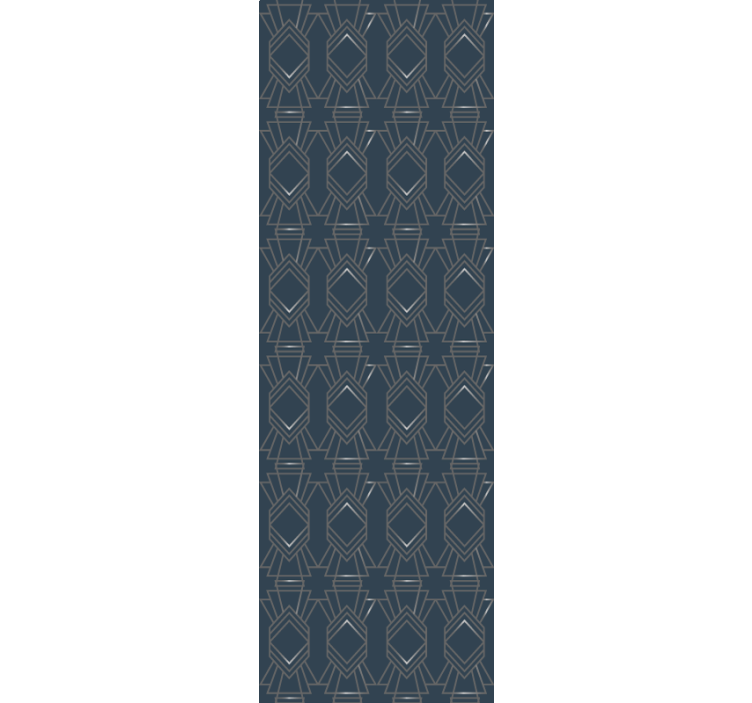 벽지 승인 아르데코 다이아몬드 패턴 - TenStickers