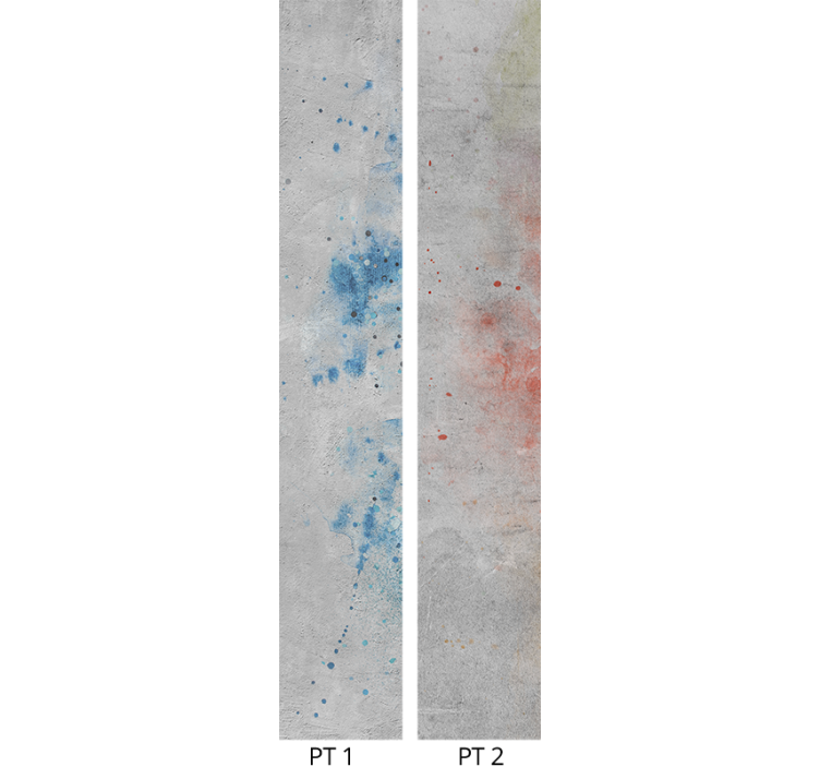 벽지 호르미곤 추상 물감 얼룩 패턴 - TenStickers