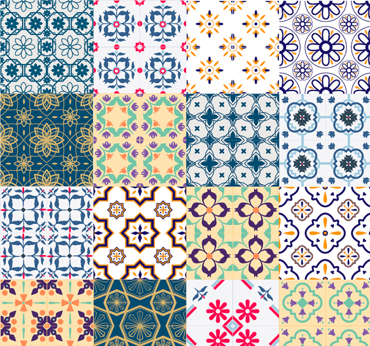 풍요의 뿔 빈티지 벽지 - TenStickers