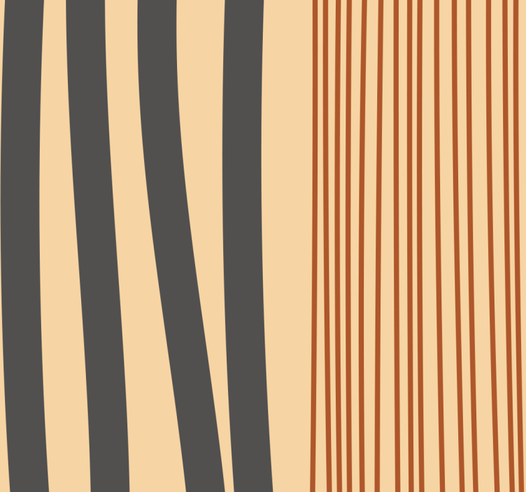 거실 배경 화면 보헤미안 스트라이프 디자인 - TenStickers