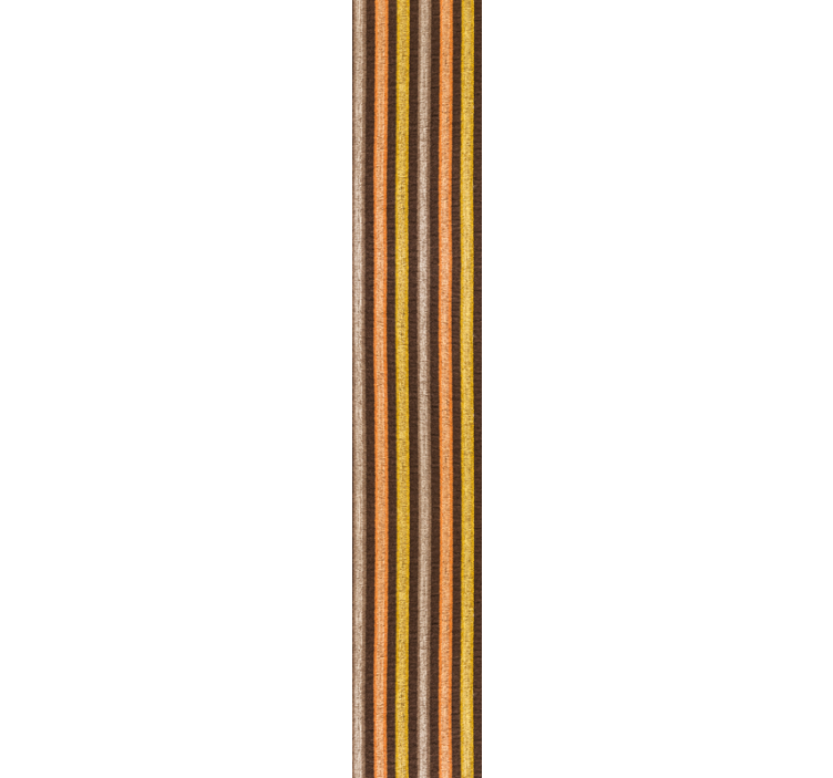 스트라이프 섬유 패브릭 수직 벽지 - TenStickers