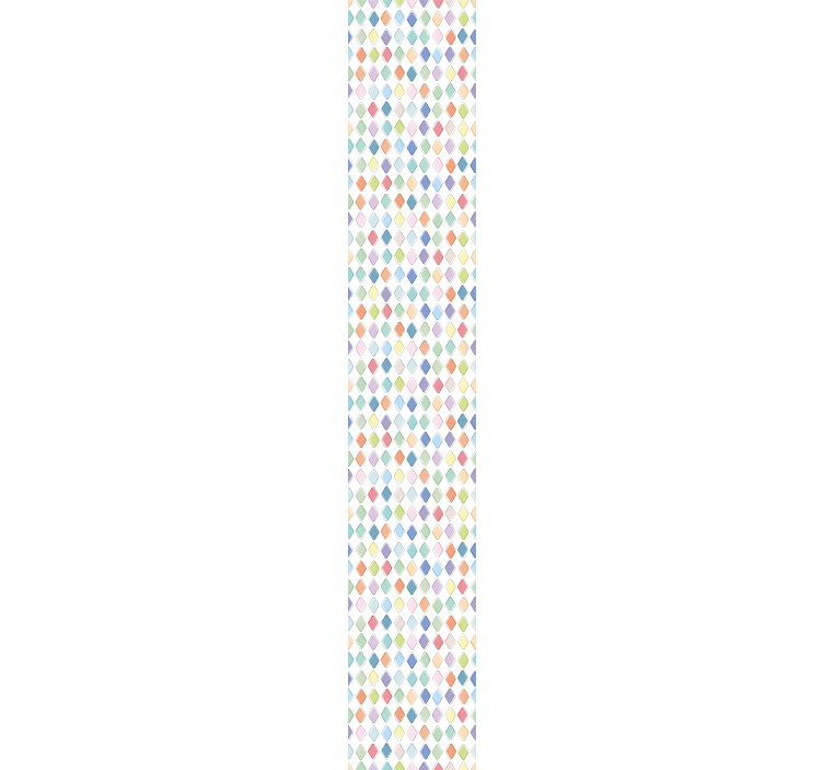 다채로운 할리퀸 다이아몬드 아트 벽지 - TenStickers