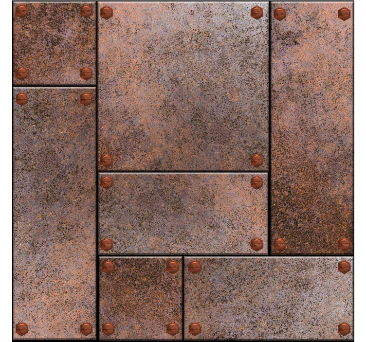 십대 침실 벽지 금속판 - TenStickers