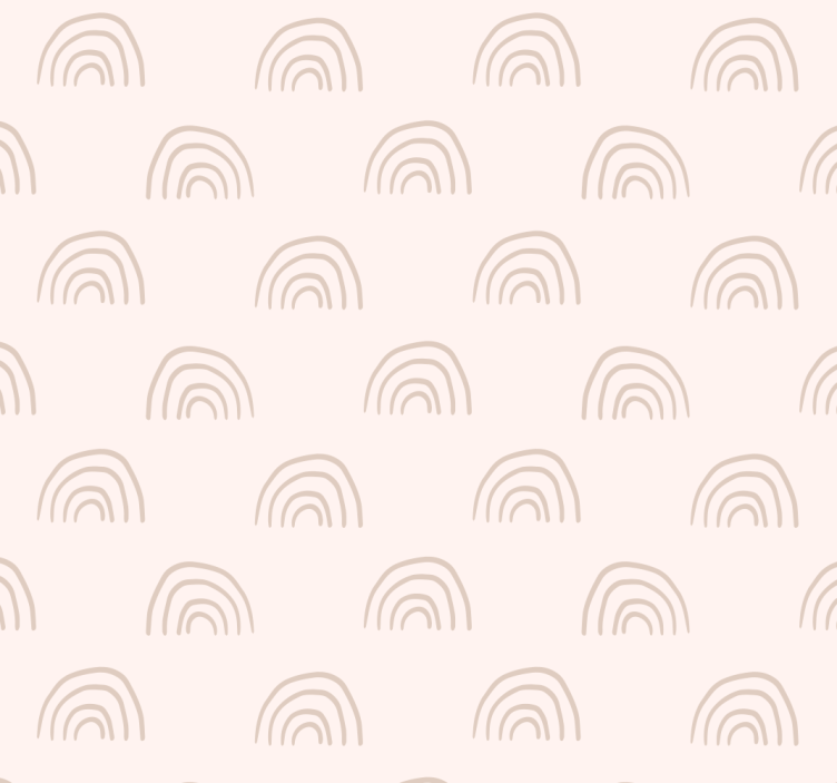 보육 벽지 미니멀리스트 무지개 - TenStickers