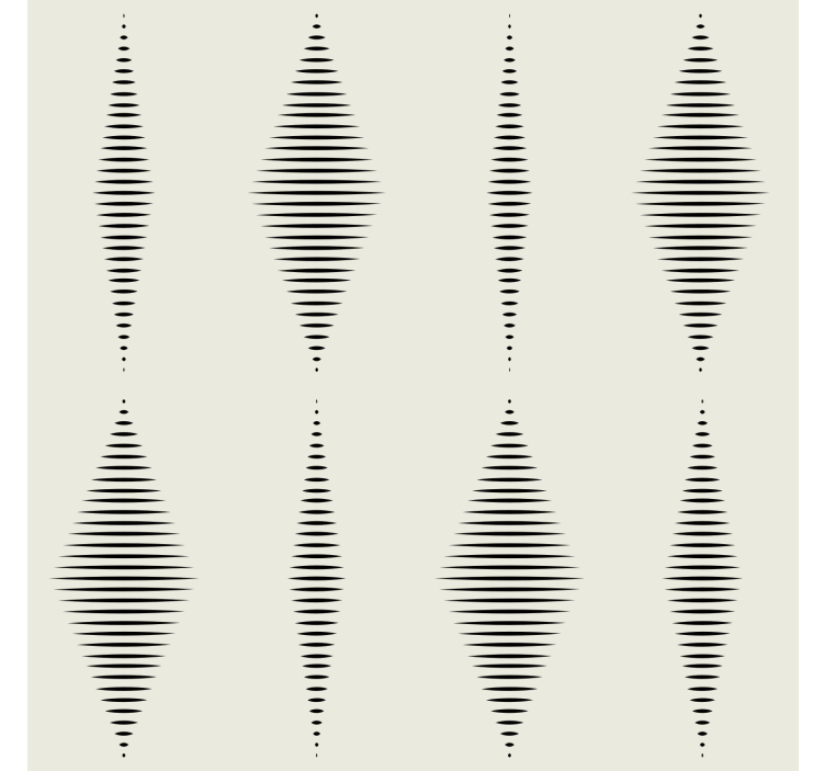 기하학적 벽지 라바울 이카트 - TenStickers
