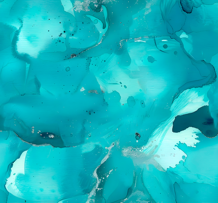 배경 화면 요약 푸른 파도 - TenStickers