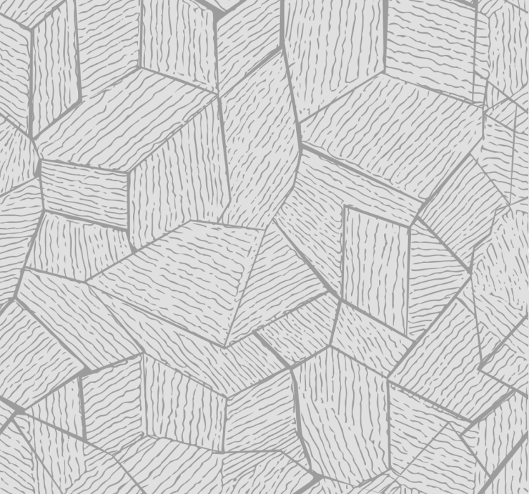 회색 벽지 아프리카 직물 효과 - TenStickers