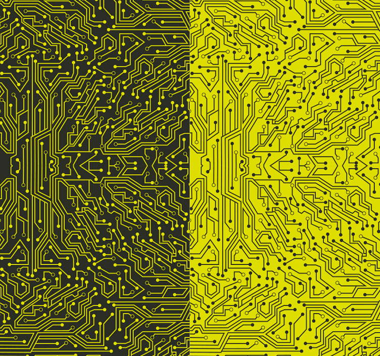 배경 화면 요약 회로의 복잡성 - TenStickers