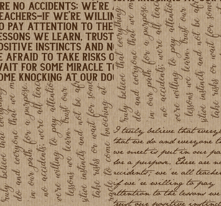 문자가 새겨진 벽지 영감을 주는 문구 - TenStickers