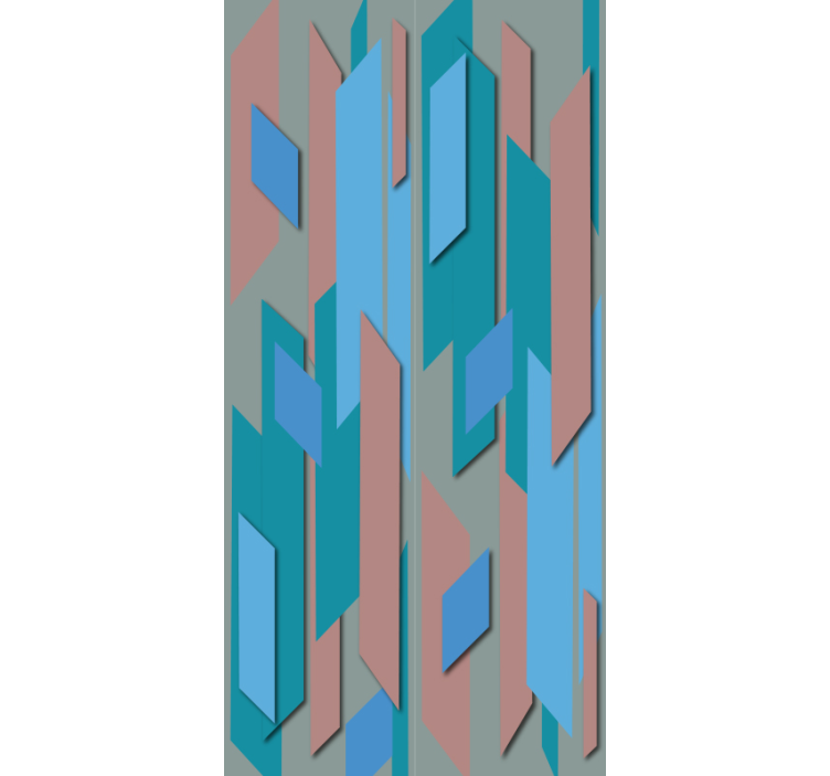 블루 라군 추상적 인 벽지 - TenStickers