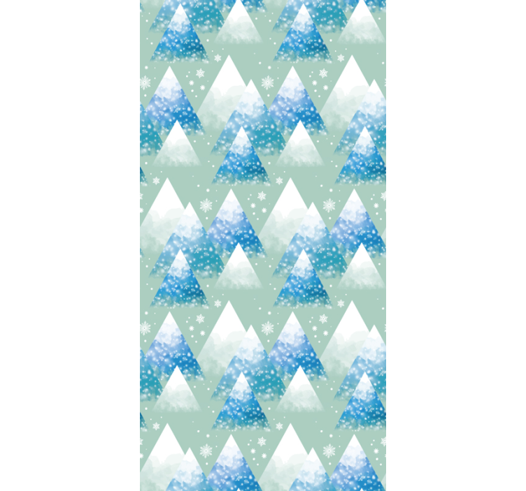 벽지 텍스처 자연 산악 풍경 - TenStickers