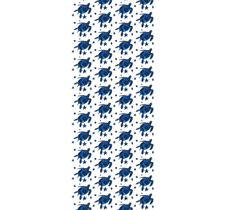 동물 벽지 파란 바다거북 - TenStickers