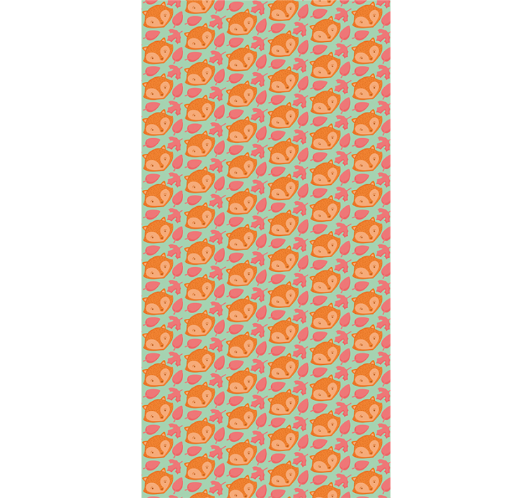 동물 벽지 재미있는 물고기 패턴 - TenStickers