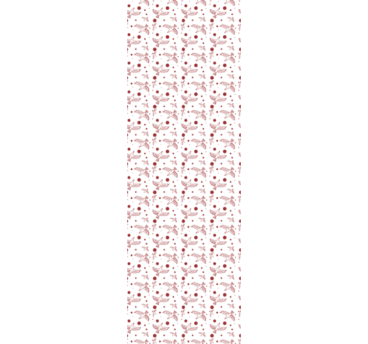 동물 벽지 새와 점들 - TenStickers