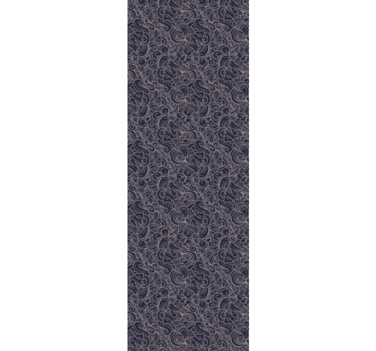 추상 페이 즐리 장식 벽지 - TenStickers